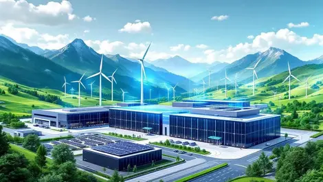 Swiss green data center with ai optimized low carbon infrastructure